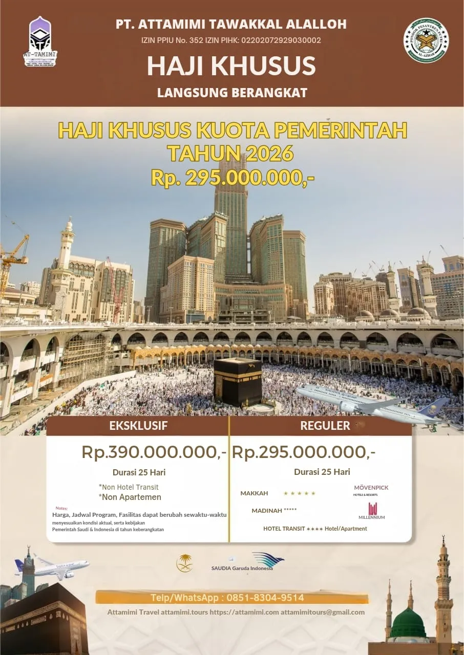 Haji Khusus Langsung Berangkat